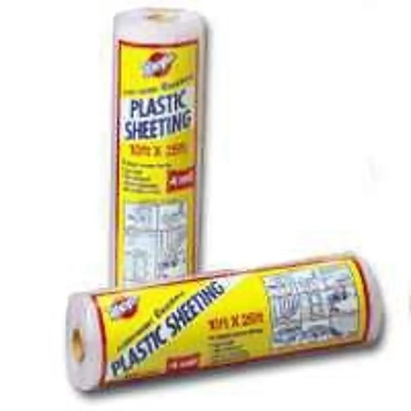Warp’S 4Ch-2050 Clear Polyethylene Film – 20 Ft × 50 Ft Heavy-Duty Construction Grade 1