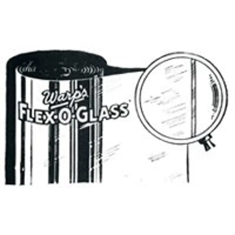Warp’S Flex-O-Glass Nfg-3625 Window Film – 36-Inch Wide × 25-Yard Roll, 4-Mil Thickness, Clear Plastic 1