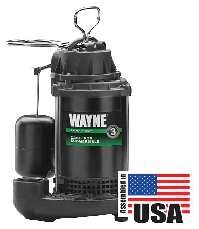 Wayne Cdu800 High-Performance Sump Pump – 120V, 0.5 Hp, 2040 Gph, Cast Iron Housing 1