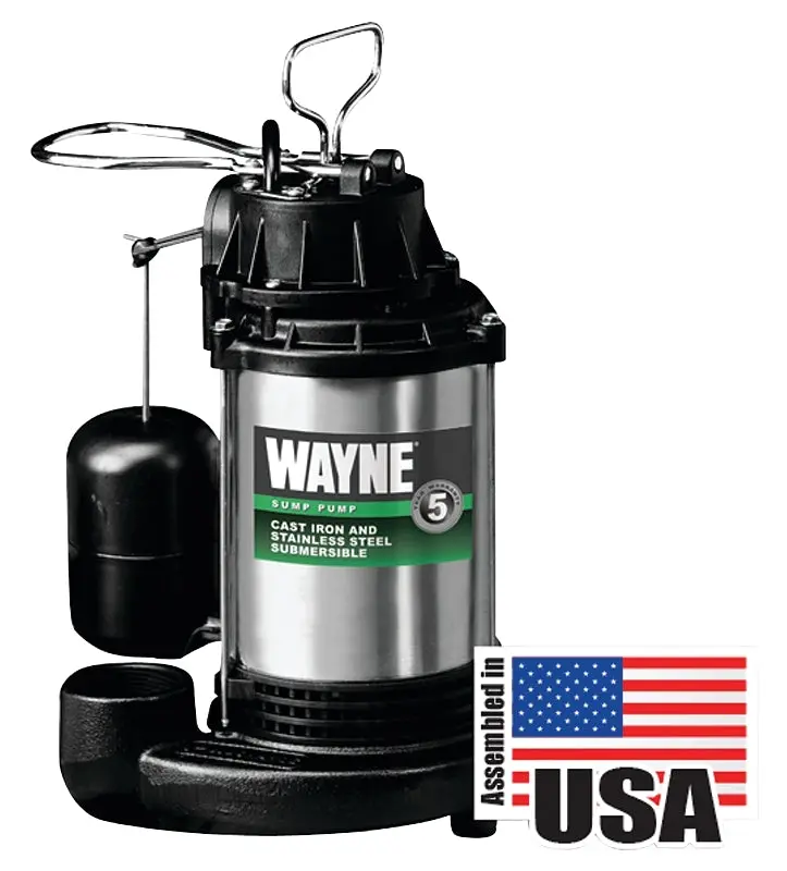 Wayne Cdu980E Heavy-Duty Submersible Sump Pump – 0.75 Hp, 3571 Gph, Cast Iron & Stainless Steel 1