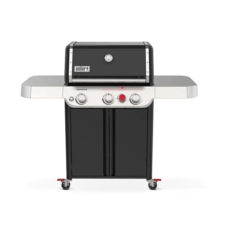 Weber 1500533 Gas Grill – 57.7-Inch Width × 27-Inch Depth, Black Stainless Steel Finish 1