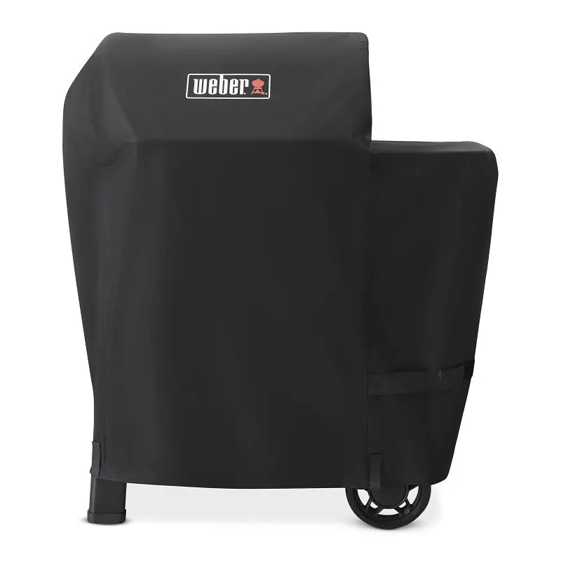 Weber 3400145 Premium Pet Plastic Grill Cover – Custom Fit For Medium-Sized Grills (38.5" W × 25.5" D × 47" H) 1