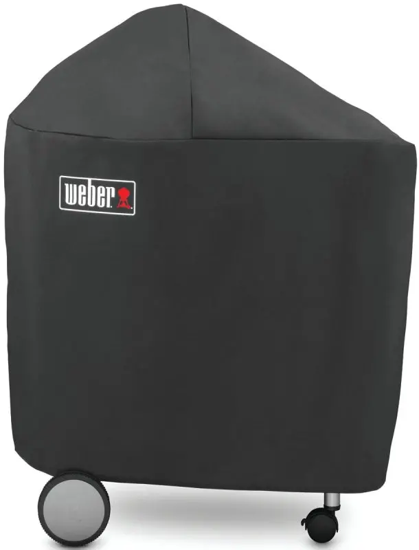 Weber 7151 Premium Grill Cover – 25"W X 40"H, Durable Polyester, Black Weather Protection 1