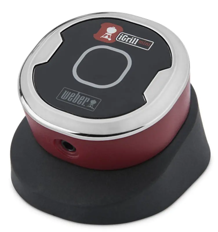 Weber Igrill Mini Wireless Meat Thermometer – -22°F To 572°F Range, Led Display, 5-Inch Probe, Compact Black Design 1