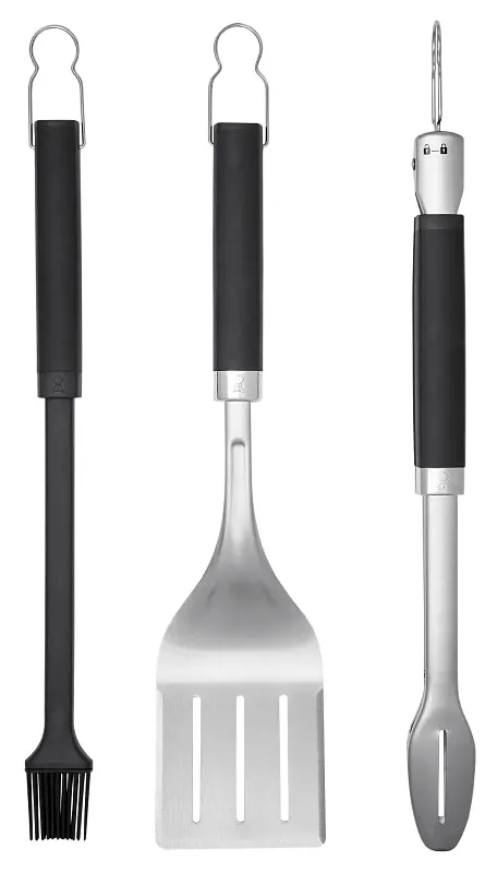 Weber Precision 6772 Grill Tool Set – Ergonomic Soft-Touch Handles, Heat-Resistant Construction 1