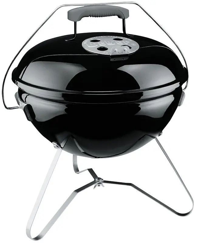 Weber Smokey Joe 40020 Portable Charcoal Grill — 147 Sq In Cooking Area, Matte Black Finish 1