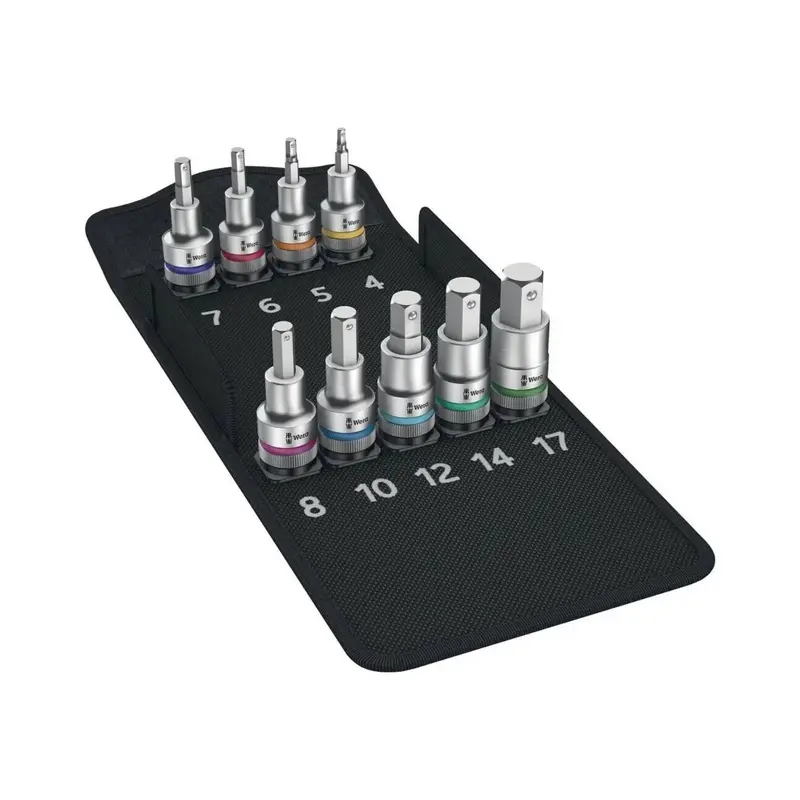 Wera C Hf 1 Zyklop 1/2" Socket Set – 9-Piece Heavy-Duty Socket Kit (5004201001) – Clearance Sale 1
