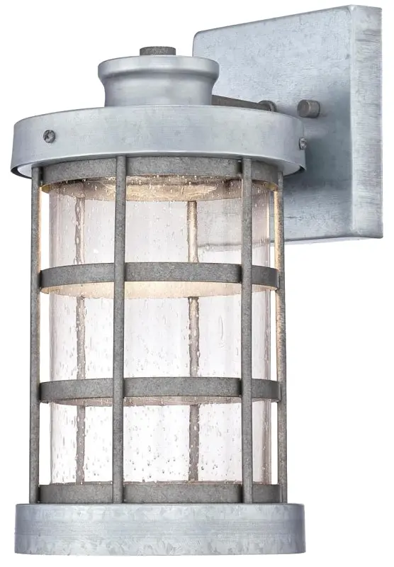 Westinghouse 6347800 Led Outdoor Wall Light – 1000 Lumens, 2700K Warm White, Galvanized Steel Fixture 1