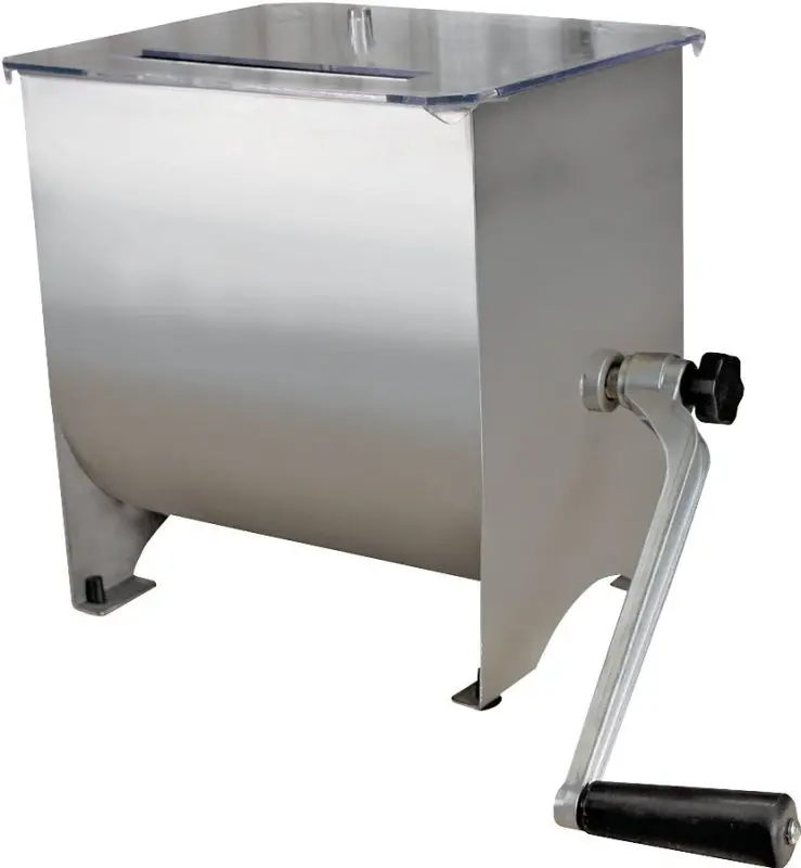 Weston 20-Pound Capacity Stainless Steel Meat Mixer – Commercial-Grade Grinder & Mixer (36-1901-W) 1