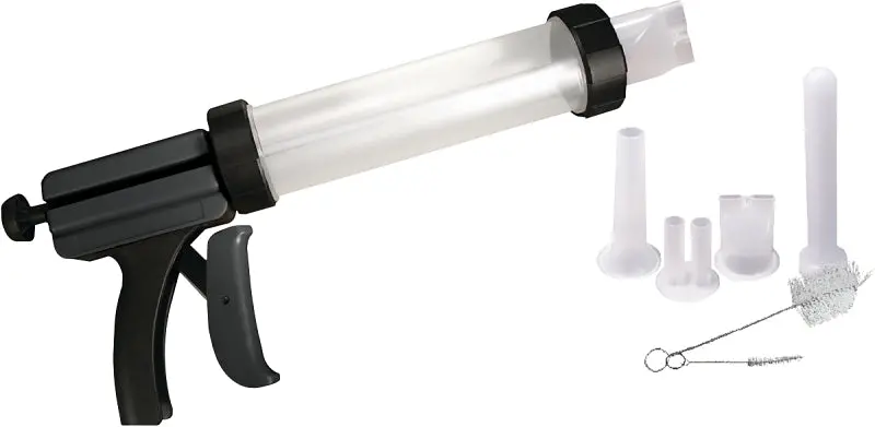 Weston 37-0211-W Jerky Gun – 1 Lb Capacity, Plastic Body, Adjustable Nozzles For Homemade Jerky Strips 1