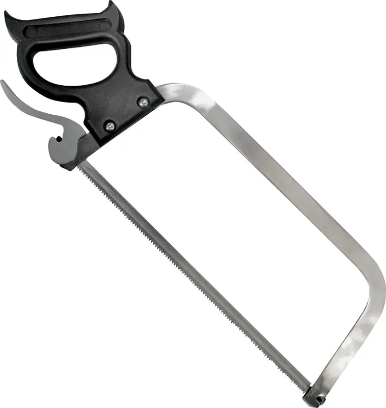 Weston 47-1601 Stainless Steel Butcher Saw – 16" Blade, Precision-Cut For Meat Processing 1