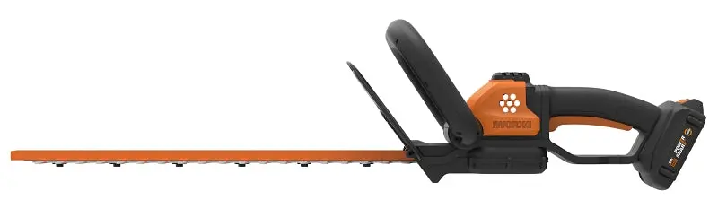 Worx 20V Cordless Hedge Trimmer (Wg261) – Includes Battery, 22-Inch Blade, D-Grip Design 1