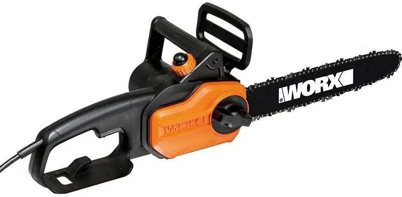 Worx Wg305 Electric Chainsaw – 8-Amp Motor, 28-Inch Cutting Capacity, 14-Inch Bar With 3/8-Inch Pitch 1