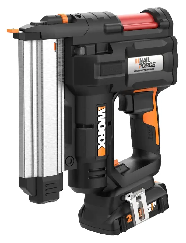 Worx Wx840L Cordless 18-Gauge Brad Nailer Kit – 20V, 2Ah Battery Included 1