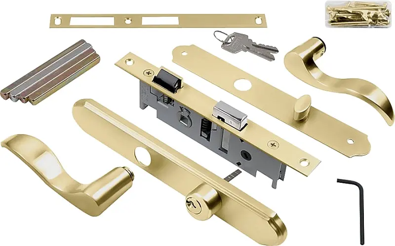 Wright Products Vmt115Pb Solid Brass Door Lever Lockset – Adjustable For 1-1/8" To 2" Door Thickness 1