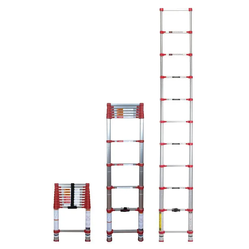 Xtend+Climb 760P Telescoping Aluminum Ladder – 14.5 Ft Max Reach, 250-Lb Rating, 11-Step Design 1
