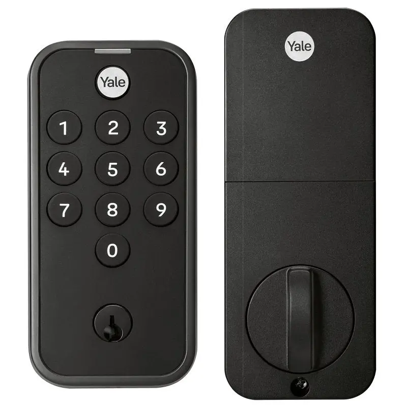 Yale Yed210-Nr-Bsp Keypad Entry Lock – Grade 3 Security Deadbolt With Black Suede Finish And Kw1 Keyway 1