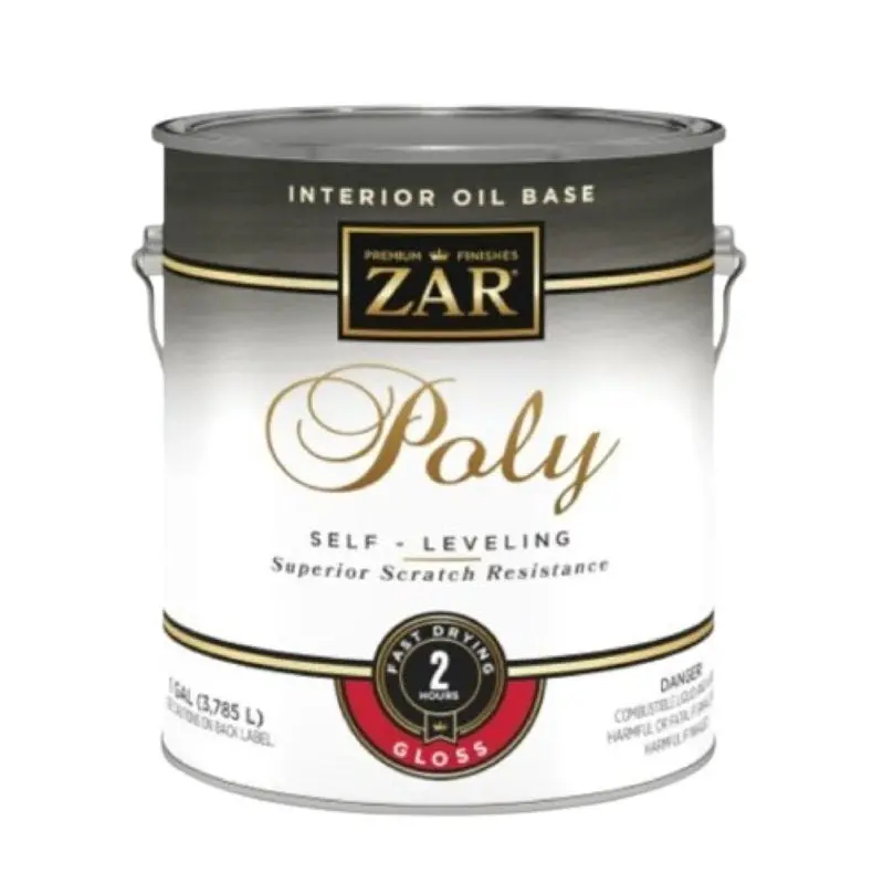 Zar 32813 Gloss Clear Polyurethane Finish – 1-Gallon Liquid Can 1