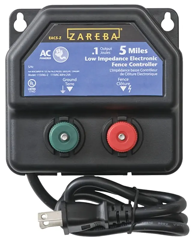 Zareba Ea5M-Z Low-Impact Electric Fence Energizer – 0.1-Joule Output, 110/120V Ac Powered 1