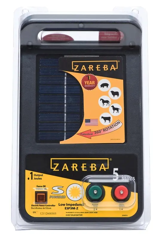 Zareba Low-Impedance Electric Fence Charger – 0.1 Joule Output, 8.6 Kv Pulse 1