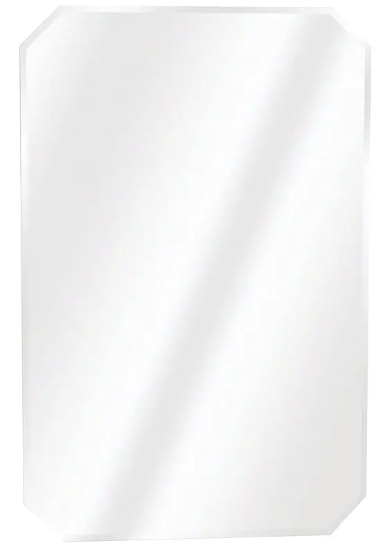 Zenith 24-Inch Tall Plastic Medicine Cabinet With Two Adjustable Shelves – 16-Inch Width, 4.5-Inch Depth 1