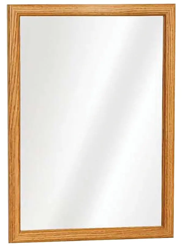 Zenith K268 Oak-Finish Medicine Cabinet – 15-13/16" W X 21-13/16" H, Two-Shelf Plastic Interior 1