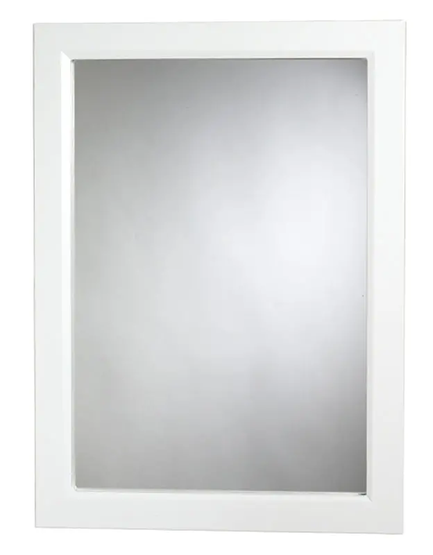 Zenith W231 Over-The-Toilet Medicine Cabinet – 2-Shelf, 1-Door White Plastic Unit, 16-3/8 In Wide 1