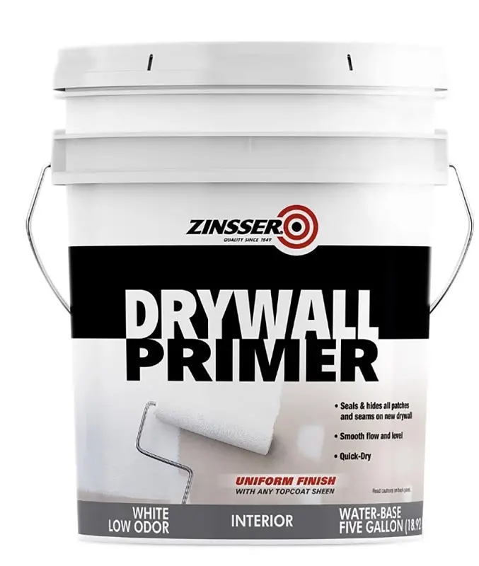Zinsser Bulls Eye 1-2-3 Primer – 5-Gallon White Formula, Covers Up To 400 Sq Ft Per Gallon 1
