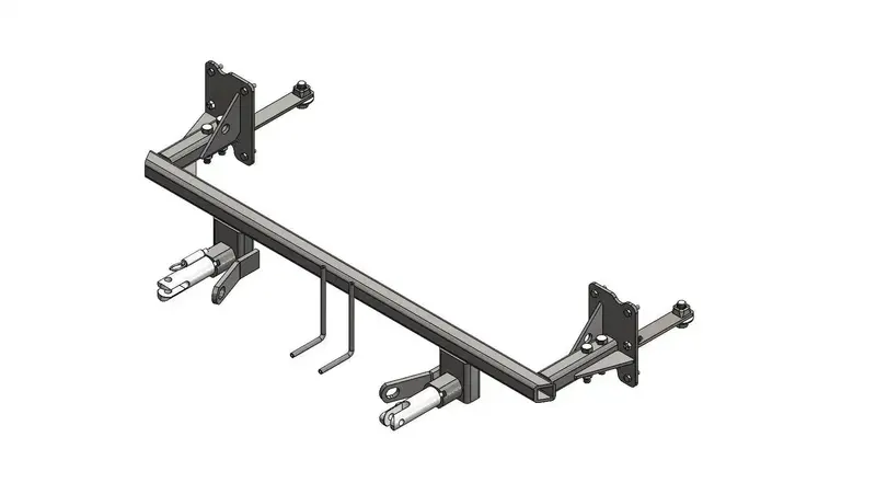 Blue Ox Bx2728 Tow Bar Base Plate – Removable Tabs, 3-Ton Capacity 1