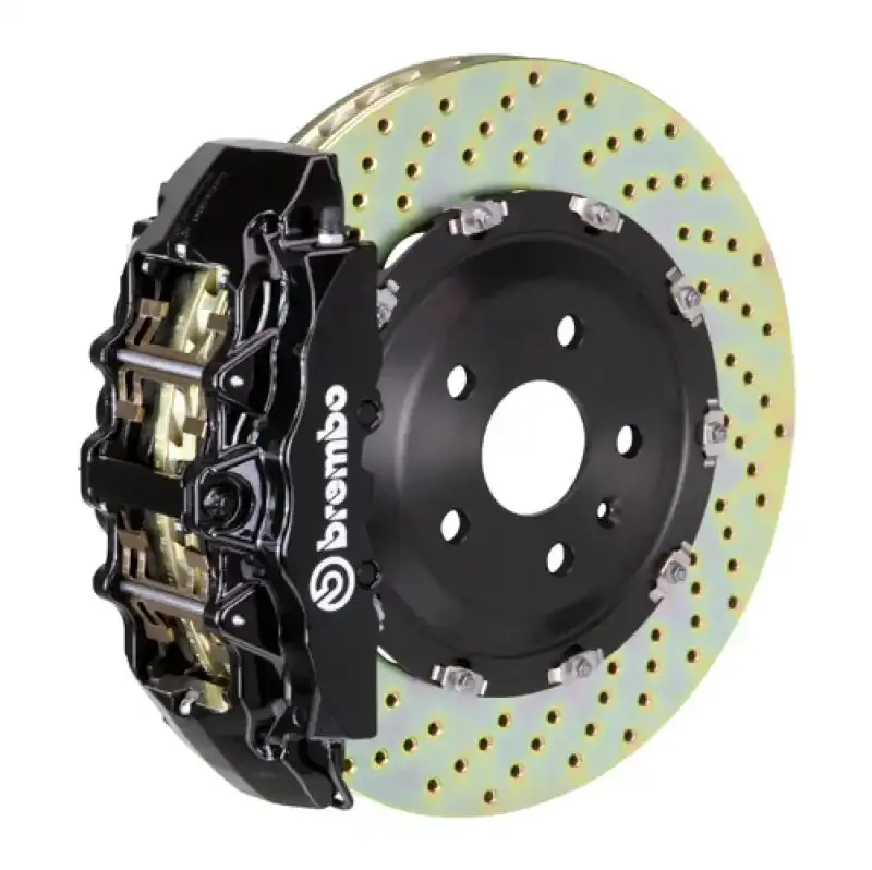 Brembo Front Brake Kit For Land Rover Lr3 & Range Rover Sport – 6-Piston Calipers, Drilled Rotors (2005–2013) 1
