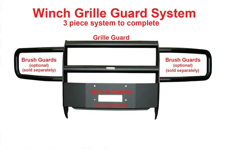 Go Industries 33752B Heavy-Duty Steel Grille Guard 1