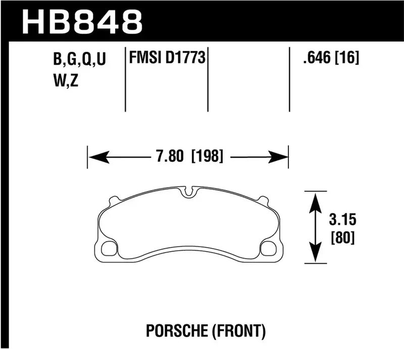 Hawk Performance Dtc-30 Racing Brake Pads – Hb848W.646 With 0.646-Inch Thickness 1