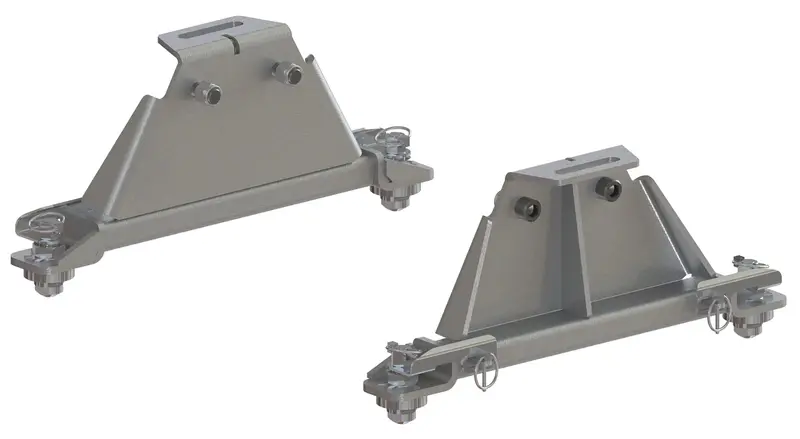 Husky Towing 33118 Oem-Style Upright Trailer Hitch Legs – Set Of Two 1