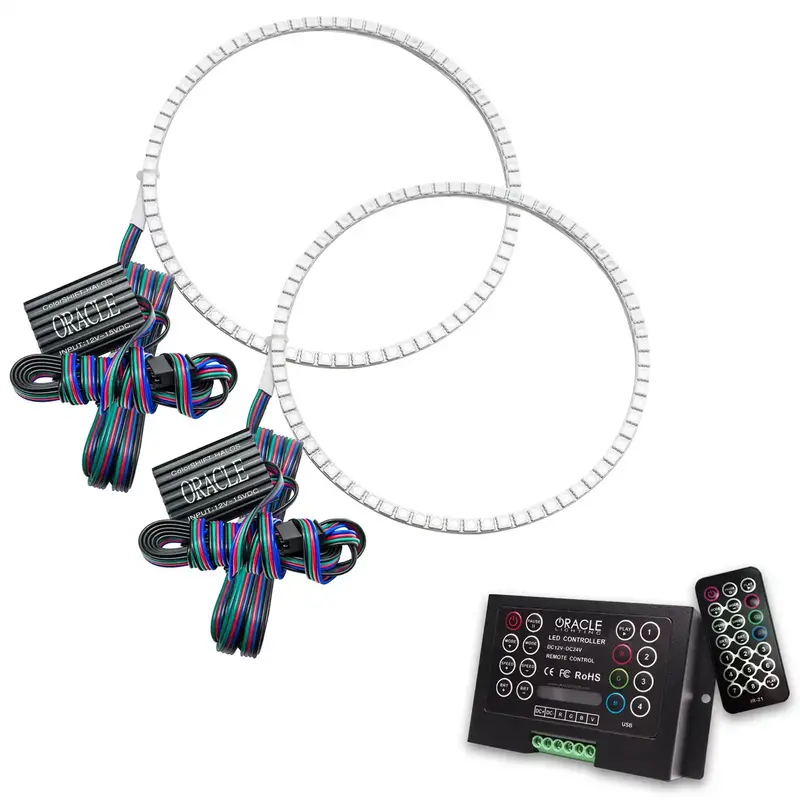 Oracle Lighting 2638-333 Colorshift Halo Ring Kit – 2.0-Inch Diameter 1