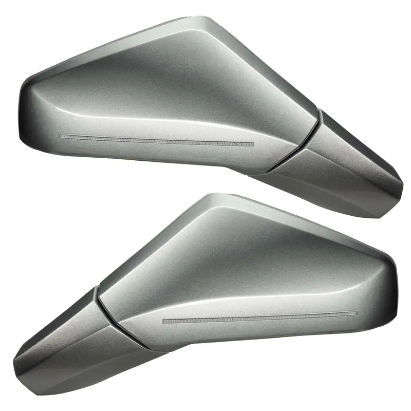 Oracle Lighting Xm Concept Side Mirrors With Switchblade Silver Metallic Finish For Modern Vehicles 1