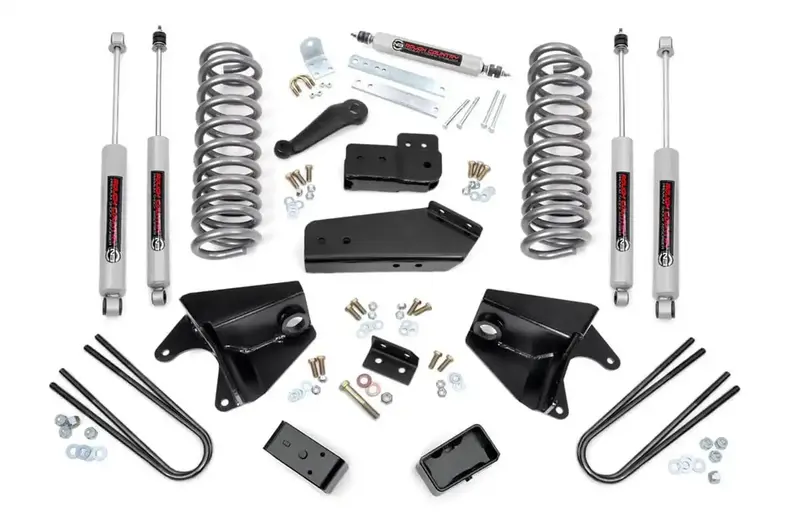 Rough Country 465.20 4-Inch Suspension Lift Kit With Tuned Shocks 1