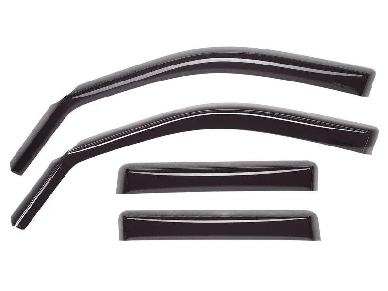 Weathertech 821055Im Dark-Tint Side Window Deflectors – Front & Rear Pair 1